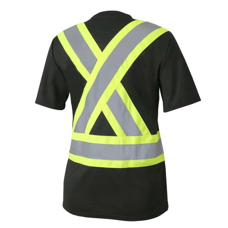 Women's High-Vis Short Sleeve T-Shirt by Jackfield - Style 11-662R