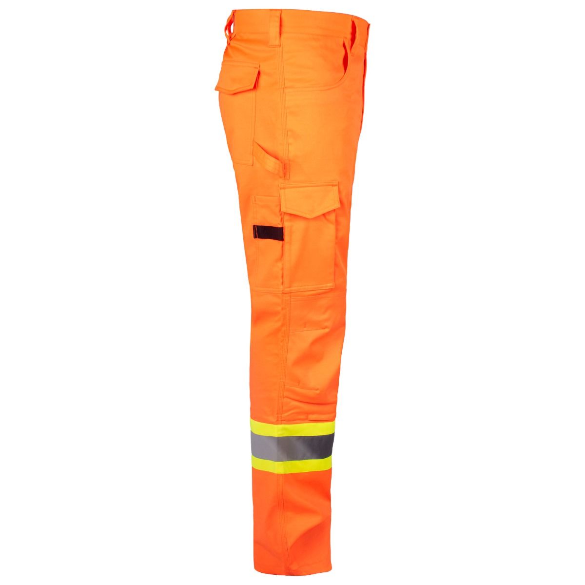 Orange Hi-Vis Cargo Pants with Knee Pockets by TERRA Workwear