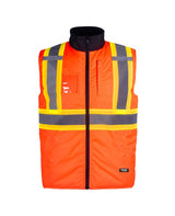 Hi-Vis Insulated Reversible Vest by TERRA Workwear - Style 116625