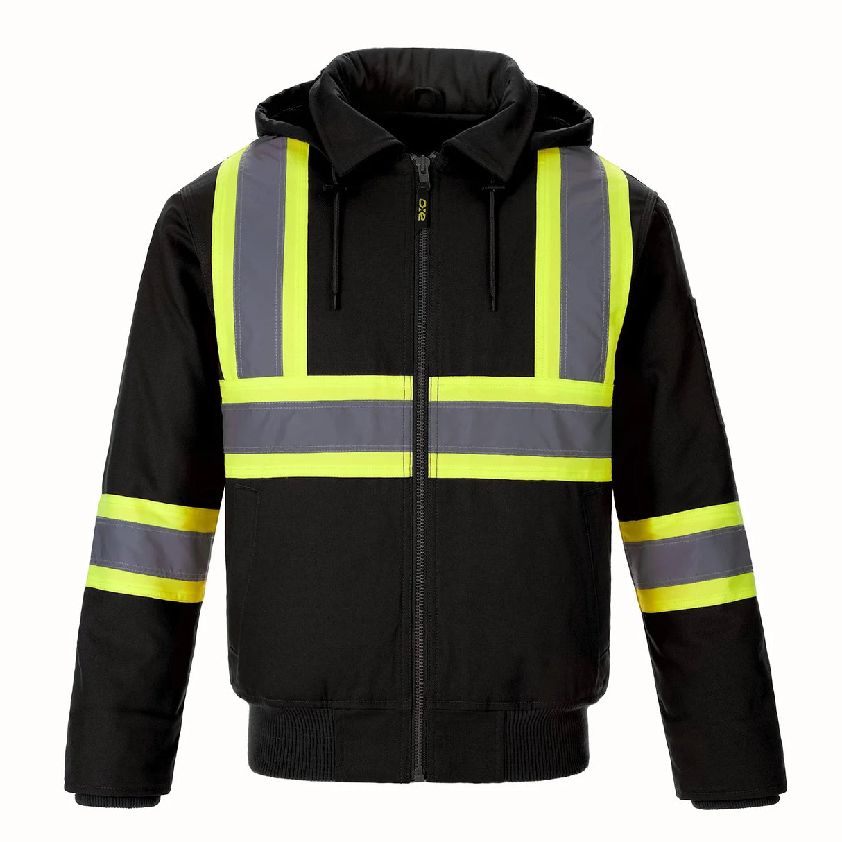CX2 International - Cotton Canvas Hi-Vis Bomber Jacket w/ Detachable Hood - Style L01290