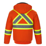 CX2 International - Cotton Canvas Hi-Vis Bomber Jacket w/ Detachable Hood - Style L01290