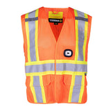Hi-Vis Safety Vest with LED Light by Terra Workwear - Style 116631