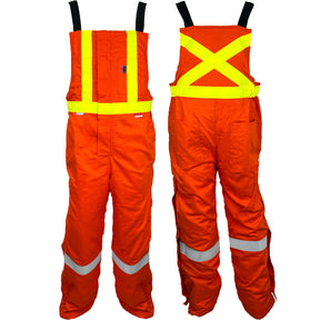Orange High Visibility Coverall with OHSA Style striping by Atlas Workwear