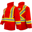 Orange Atlas Workwear FR  Arc Flash Insulated High Visibility Winter Parka Style 21914