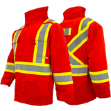 Orange Atlas Workwear FR  Arc Flash Insulated High Visibility Winter Parka Style 21914