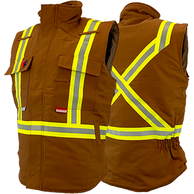 FR/AR Insulated Bomber Vests by Atlas Workwear - Style 2194