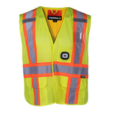 Hi-Vis Safety Vest with LED Light by Terra Workwear - Style 116631
