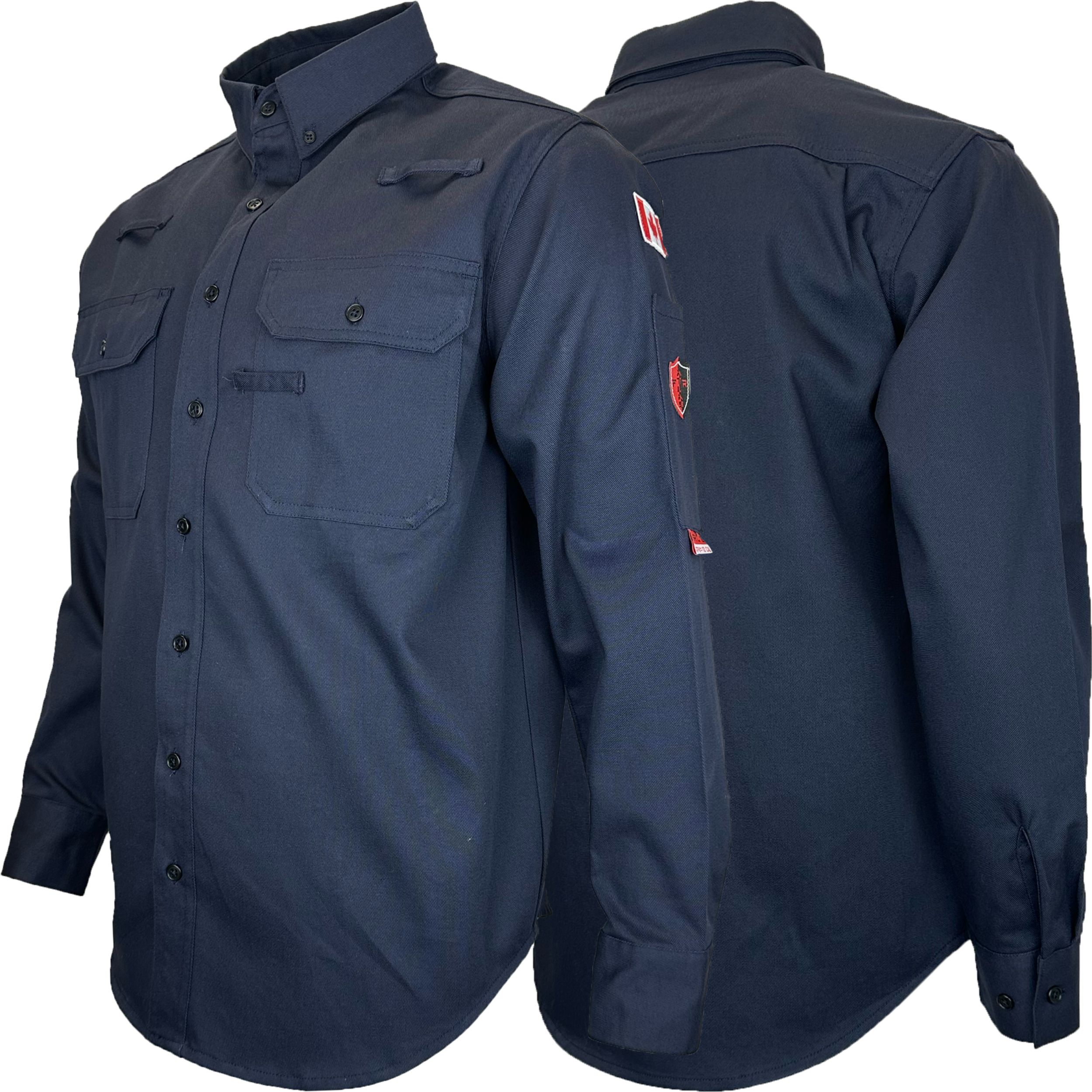 FR / Arc Flash Long Sleeve Henley T-Shirts by Atlas Workwear