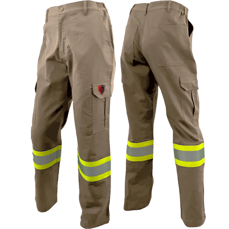 Atlas Guardian FR/Arc Flash Cargo Pants w/ Hi Vis 4" Striping by Atlas Workwear - 4054