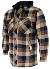 Flannel Lined Shirt with Hood by GATTS Workwear - Style 630DCF