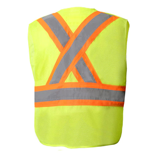 Hi-Vis Mesh Safety Vest by Jackfield - Style 70-117