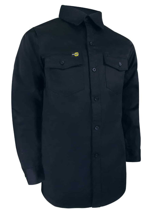 Navy Long Sleeve Work Shirt by Jackfield - Style 70-201