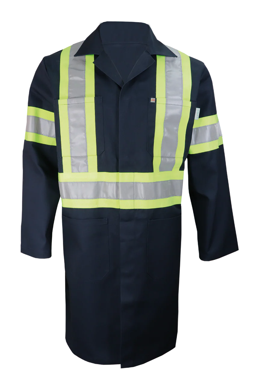 HI VIS Flame Resistant Welder's Shop Coat by GATTS Workwear - Style 799X4FR