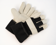 Men’s Thinsulate-lined leather fitters winter gloves — Black