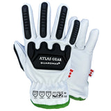 GuardMax Short Cuff Cut 7 Leather Gloves by Atlas Workwear - S801/W801