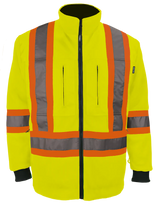 Hi-Vis 4-In-1 Water Resistant Jacket with Reversible/Removable Liner - Style 830X4