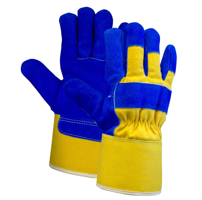 Pile Lined Split Leather Work Glove - Style 90-004MT