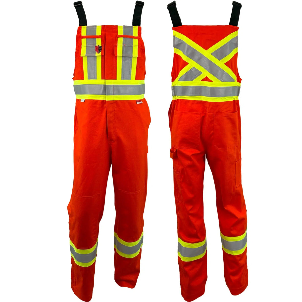 Atlas Guardian FR/AR Bibs w/4" Contrast Striping by Atlas Workwear - Style 3074OR