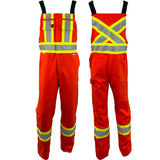 Atlas Guardian FR/AR Bibs w/4" Contrast Striping by Atlas Workwear - Style 3074OR