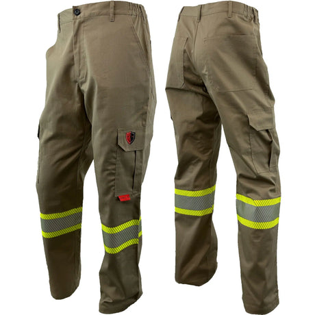 Atlas Guardian FR/Arc Flash Cargo Pants w/ Hi Vis 4" Segmented Striping by Atlas Workwear - 4054