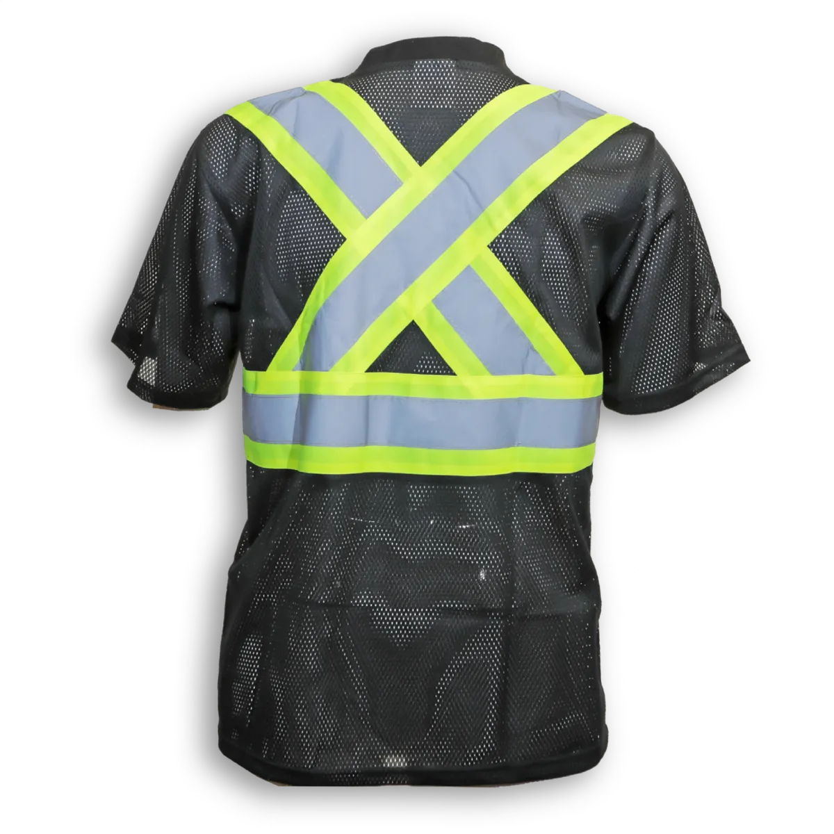 Hi-Vis 100% Polyester Mesh T-Shirt with V-Neck by Big K Clothing - BK075/BK085/BK095