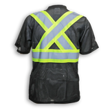 Hi-Vis 100% Polyester Mesh T-Shirt with V-Neck by Big K Clothing - BK075/BK085/BK095