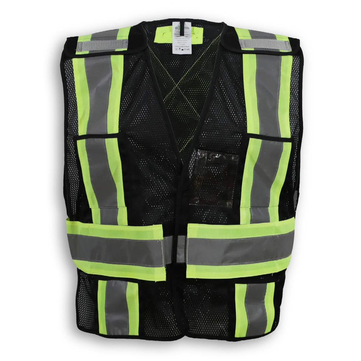 Hi-Vis Polyester Soft Mesh Safety Vest by Big K Clothing - Style BK101