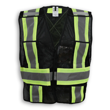 Hi-Vis Polyester Soft Mesh Safety Vest by Big K Clothing - Style BK101