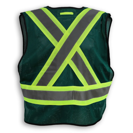 Hi-Vis Polyester Soft Mesh Safety Vest by Big K Clothing - Style BK101