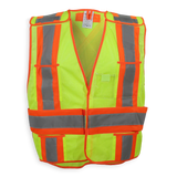 Hi-Vis Polyester Soft Mesh Safety Vest by Big K Clothing - Style BK101