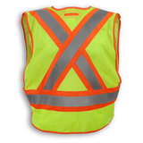 Hi-Vis Polyester Soft Mesh Safety Vest by Big K Clothing - Style BK101