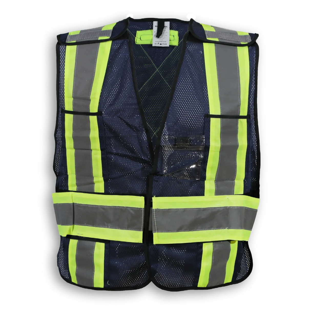 Hi-Vis Polyester Soft Mesh Safety Vest by Big K Clothing - Style BK101