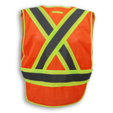 Hi-Vis Polyester Soft Mesh Safety Vest by Big K Clothing - Style BK101