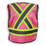Hi-Vis Polyester Soft Mesh Safety Vest by Big K Clothing - Style BK101