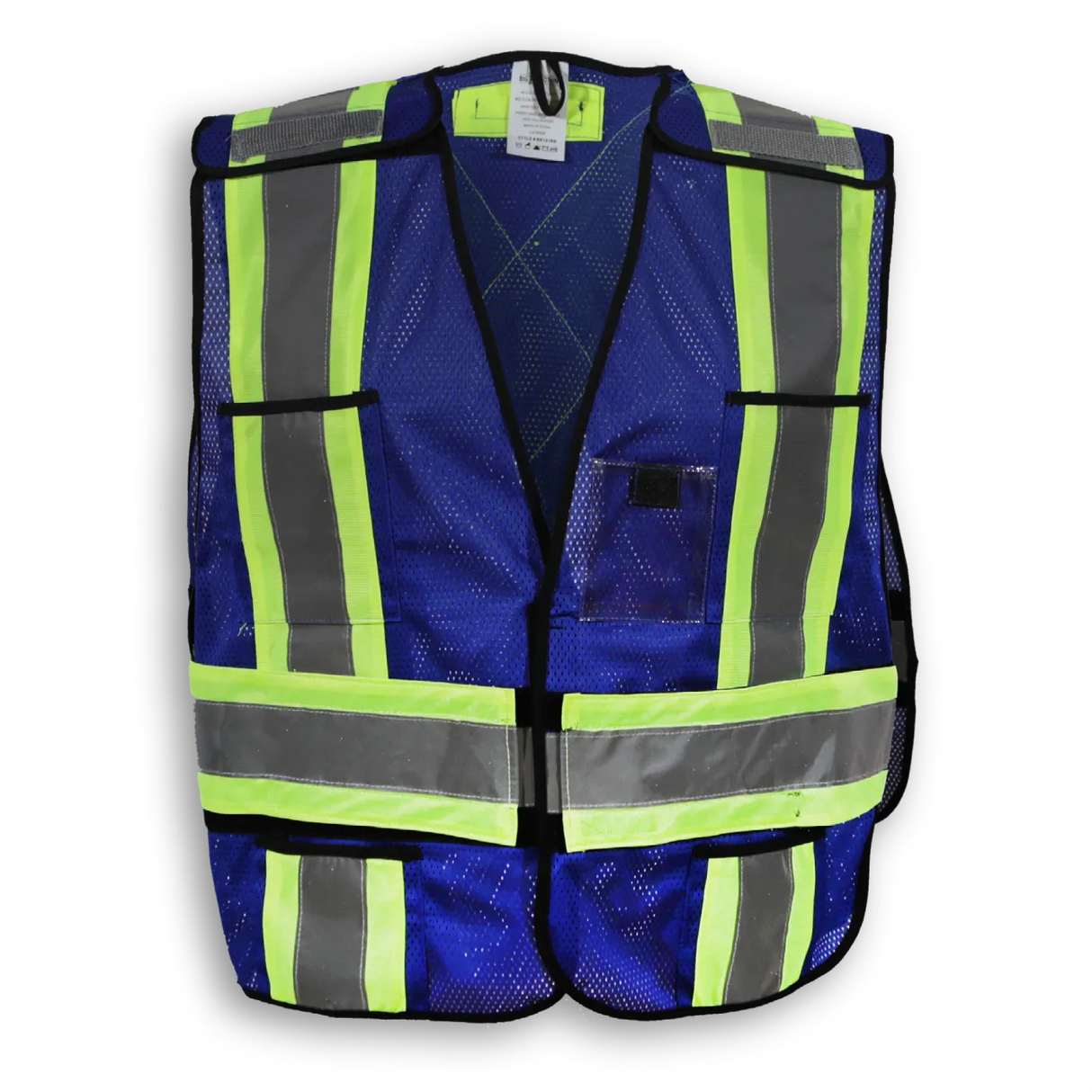 Hi-Vis Polyester Soft Mesh Safety Vest by Big K Clothing - Style BK101