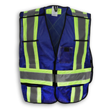 Hi-Vis Polyester Soft Mesh Safety Vest by Big K Clothing - Style BK101