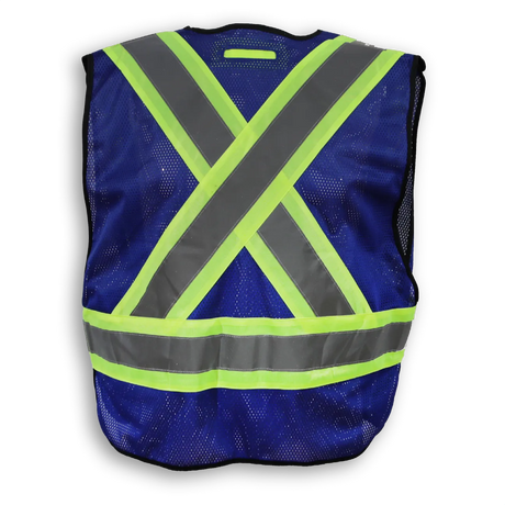 Hi-Vis Polyester Soft Mesh Safety Vest by Big K Clothing - Style BK101