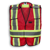 Hi-Vis Polyester Soft Mesh Safety Vest by Big K Clothing - Style BK101