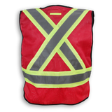 Hi-Vis Polyester Soft Mesh Safety Vest by Big K Clothing - Style BK101