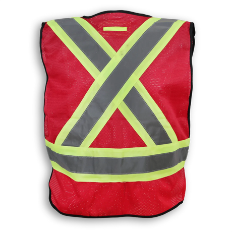 Hi-Vis Polyester Soft Mesh Safety Vest by Big K Clothing - Style BK101