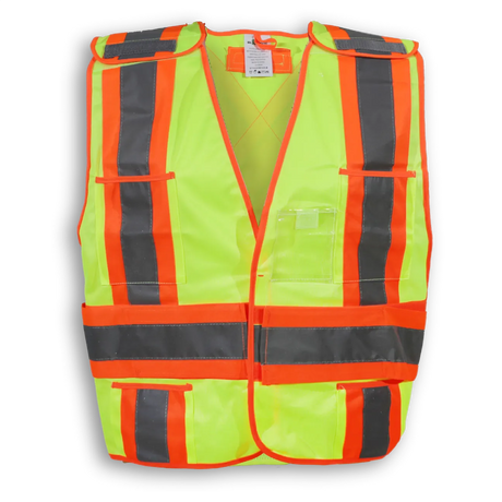 100% Polyester Tear-Away Safety Vest by Big K Clothing - Style BK102
