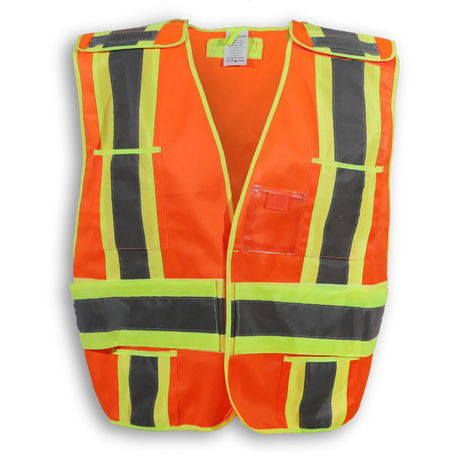 100% Polyester Tear-Away Safety Vest by Big K Clothing - Style BK102