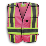 100% Polyester Tear-Away Safety Vest by Big K Clothing - Style BK102