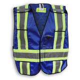 100% Polyester Tear-Away Safety Vest by Big K Clothing - Style BK102
