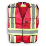 100% Polyester Tear-Away Safety Vest by Big K Clothing - Style BK102