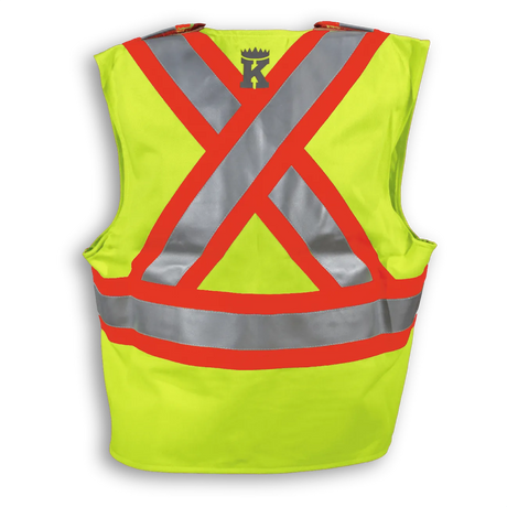 Indura Ultrasoft Surveyor Safety Vest by Big K Clothing - Style BK105