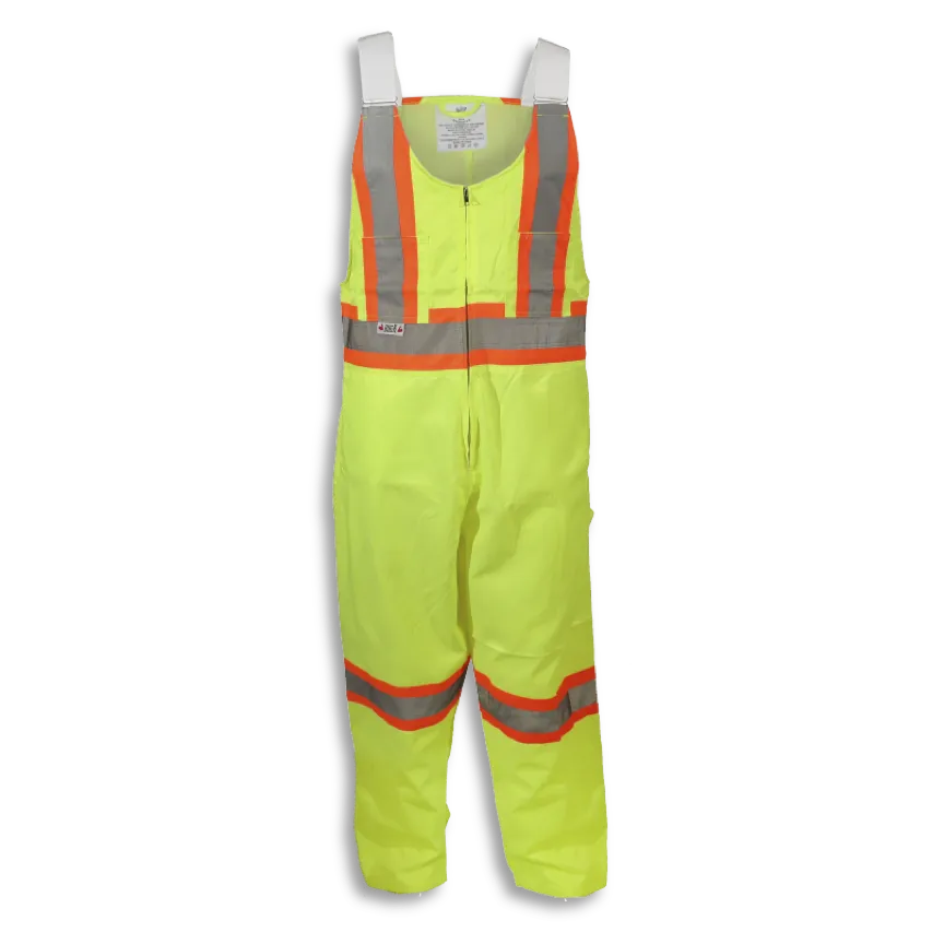 Hi-Vis Poly/Cotton Traffic Safety Overalls by Big K Clothing - Style BK1604