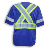 100% Poly Wicking Traffic Safety T-Shirt by Big K Clothing - Style BK200X