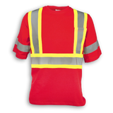 100% Poly Wicking Traffic Safety T-Shirt by Big K Clothing - Style BK200X
