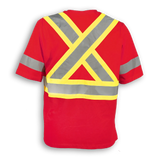 100% Poly Wicking Traffic Safety T-Shirt by Big K Clothing - Style BK200X